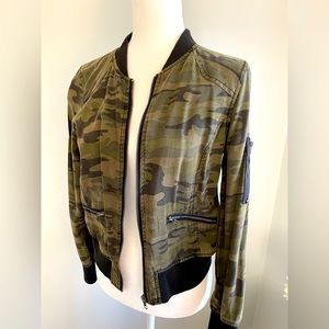 Dear John Camo bomber jacket